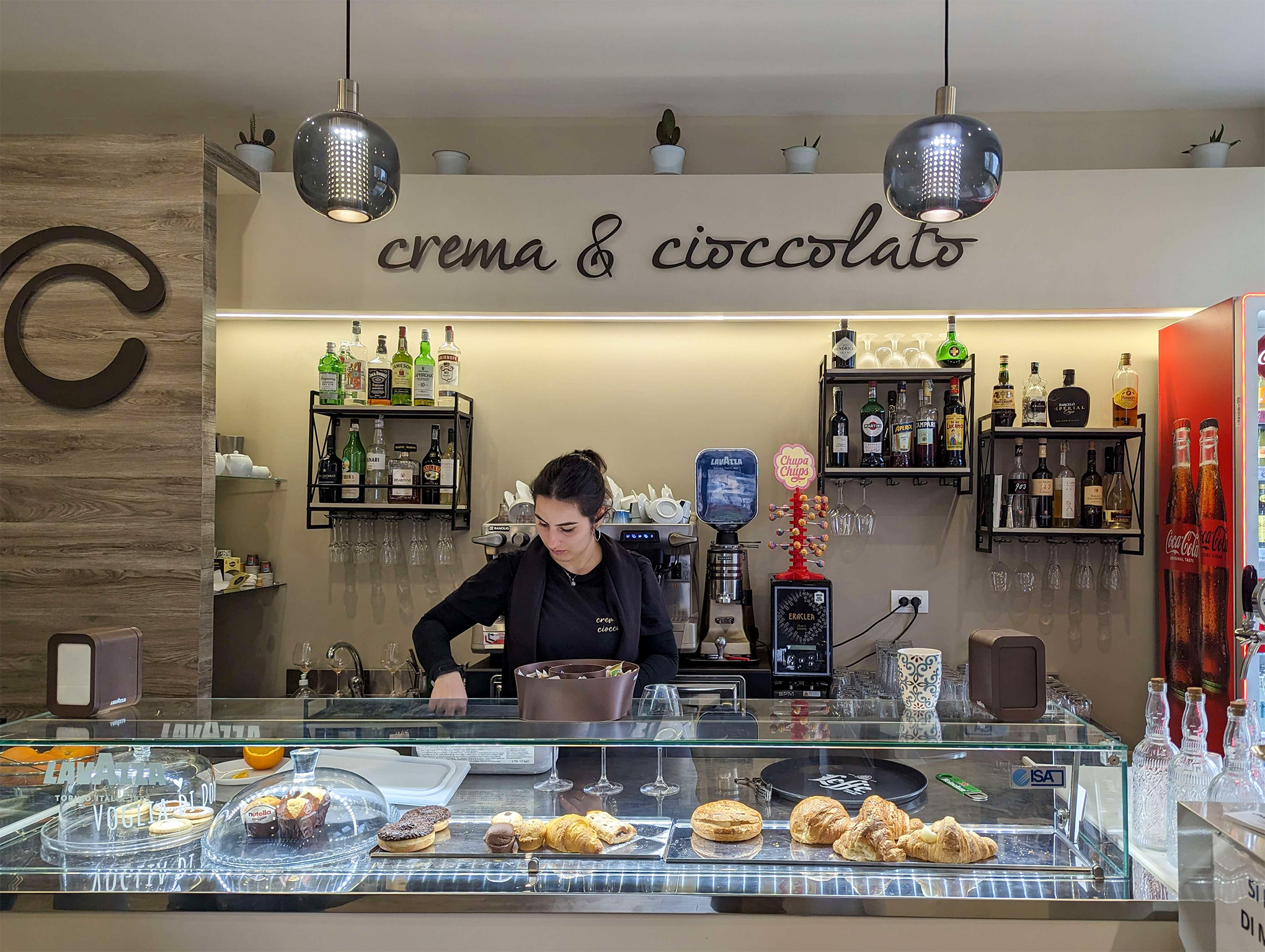 Bancone della colazione di Crema e Cioccolato